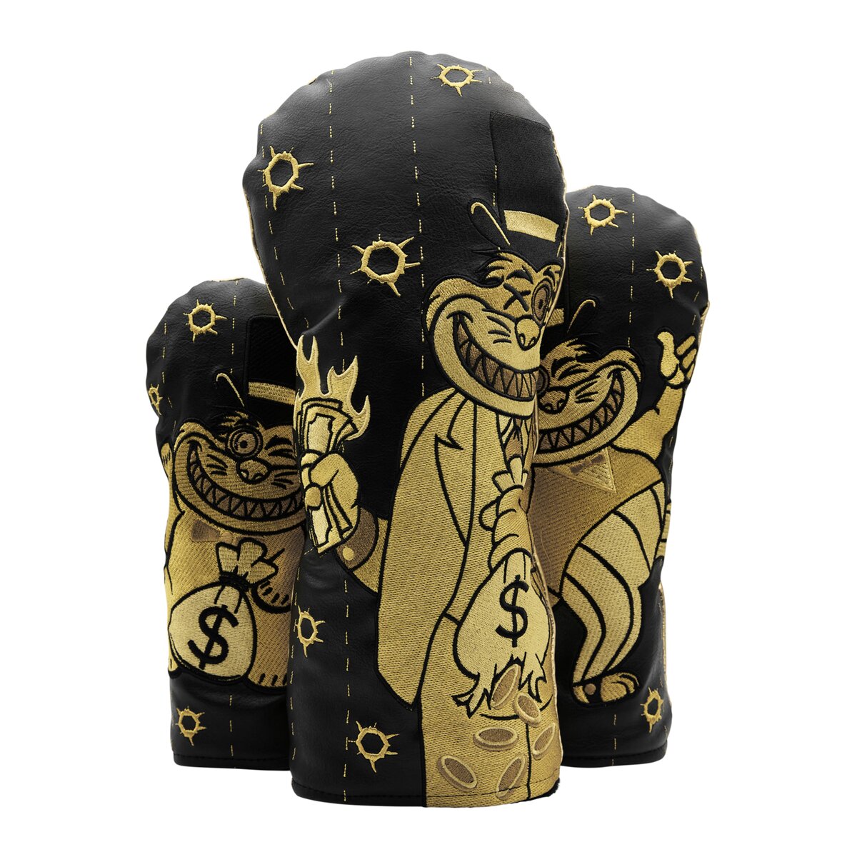 Black and Gold Multi Gangster Cat — 