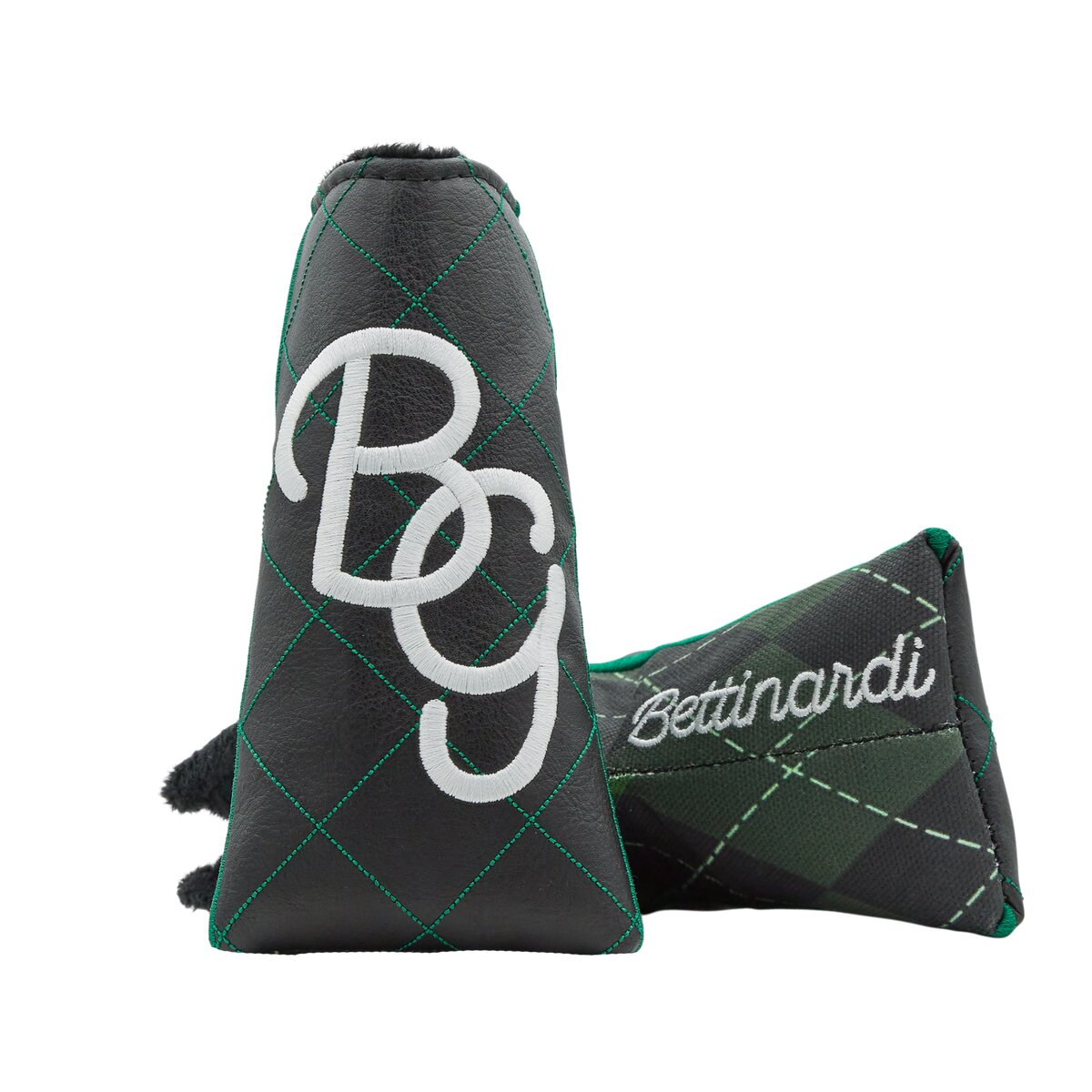 BG Script Argyle — Green/Black