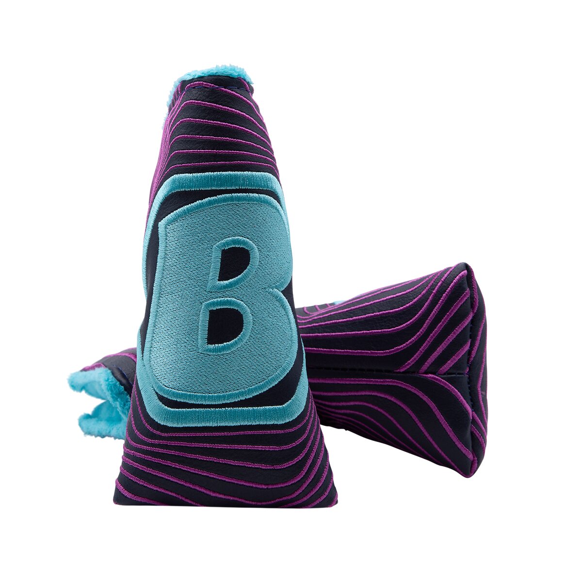 Hex B Spiral — Navy/Teal