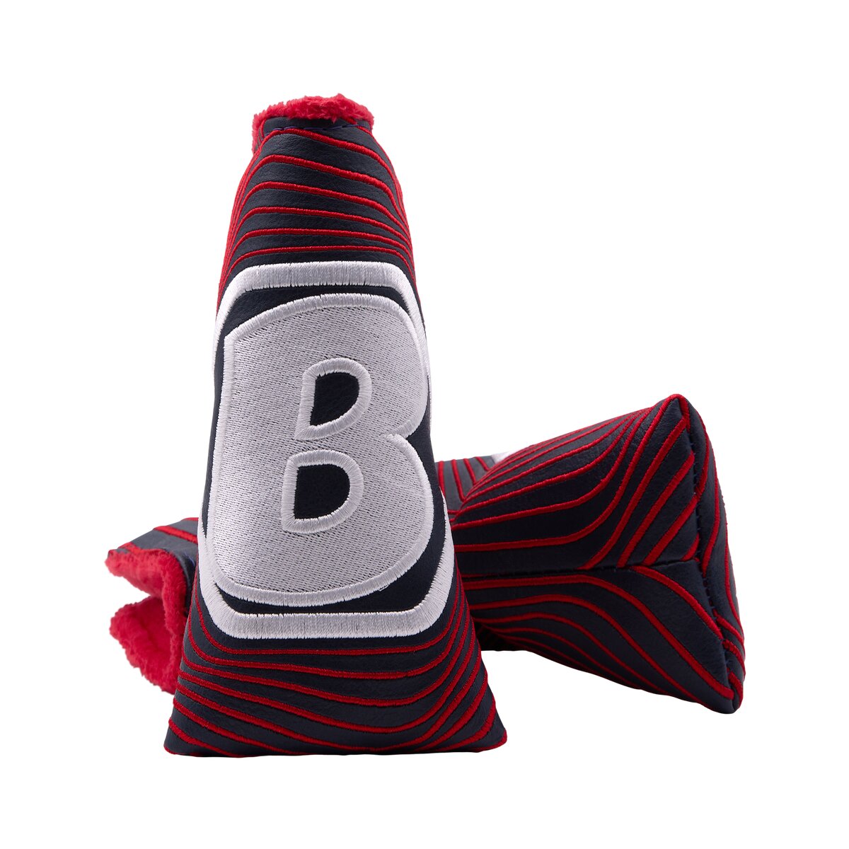 Hex B Spiral — Navy/Red