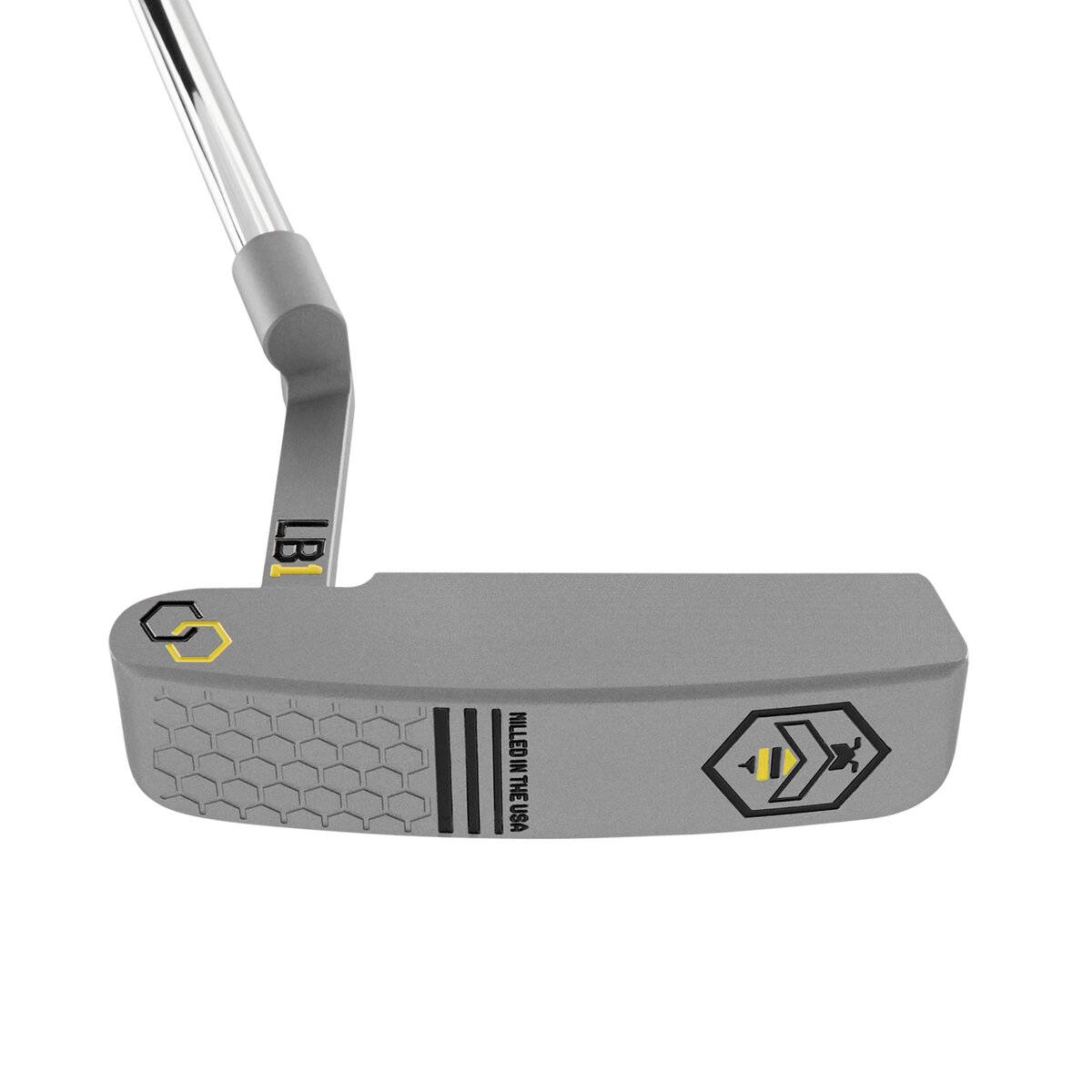 Junior Series LB1 Blade Putter (Black/Yellow) — 