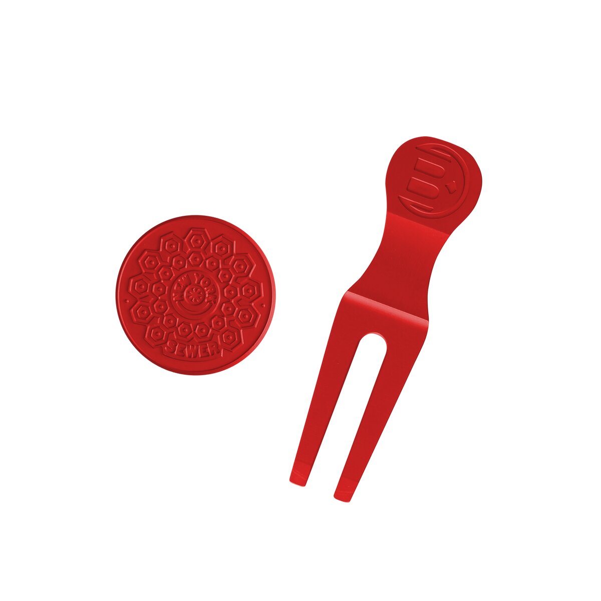 Bettinardi NYC Major Divot Tool Set — Red