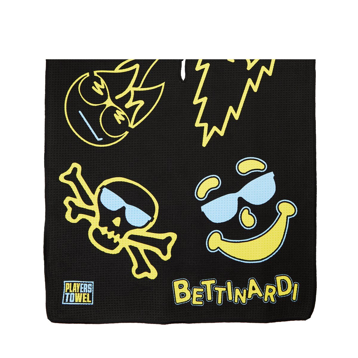 Bettinardi PGA Show Multi-icon Players Towel (Yellow/Sky Blue