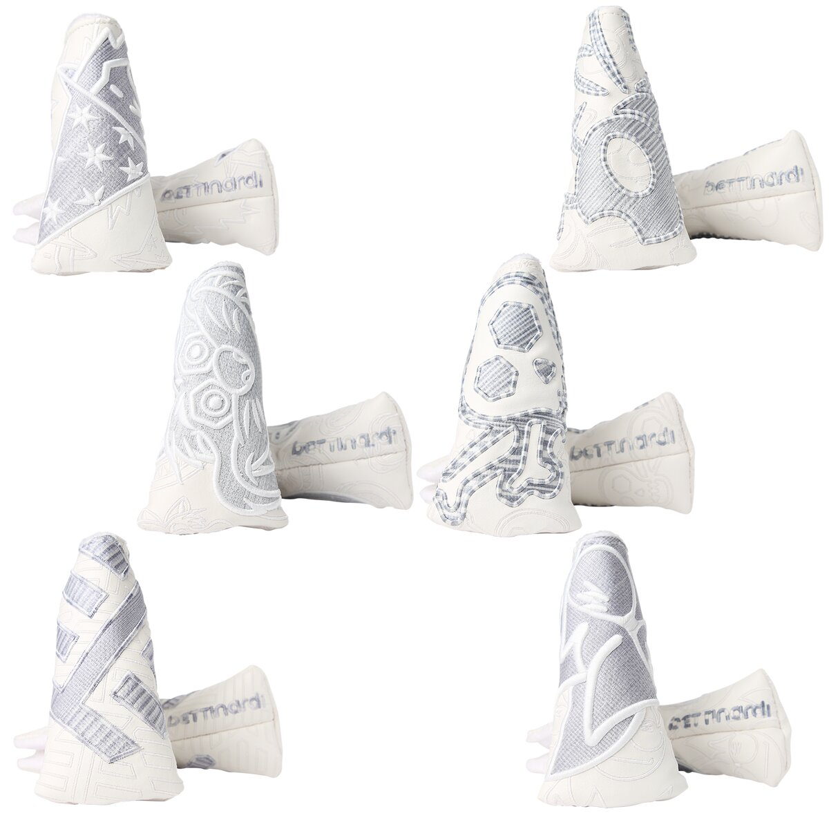 Bettinardi Social Heathered White Icon Set