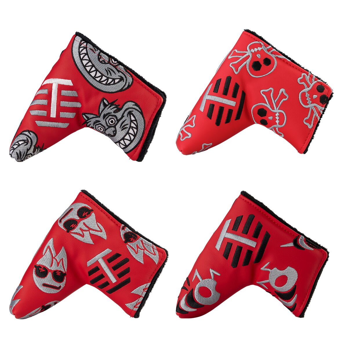 Bettinardi Red Gray Dancing Icon Set