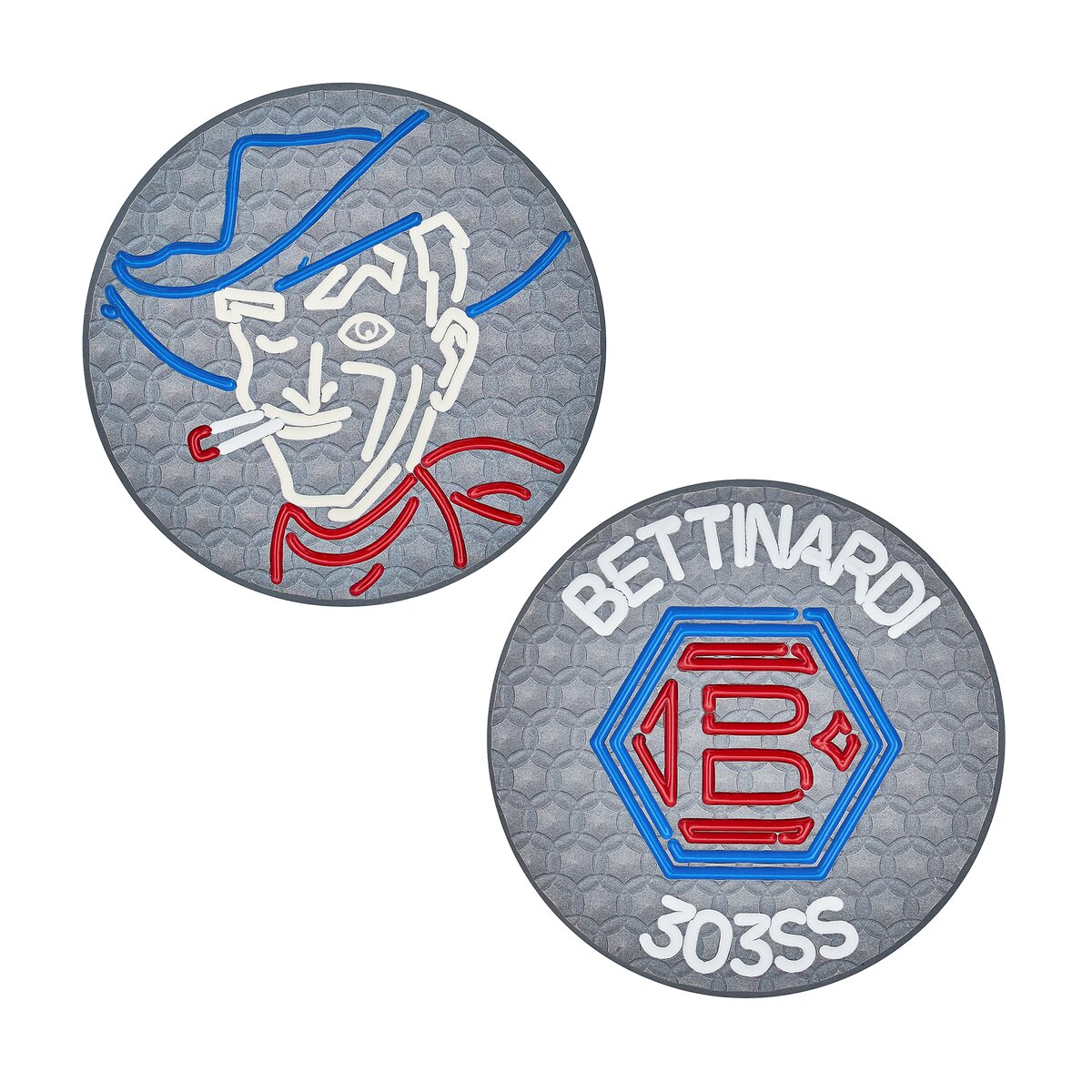 Oklahoma Neon Ball Marker — 