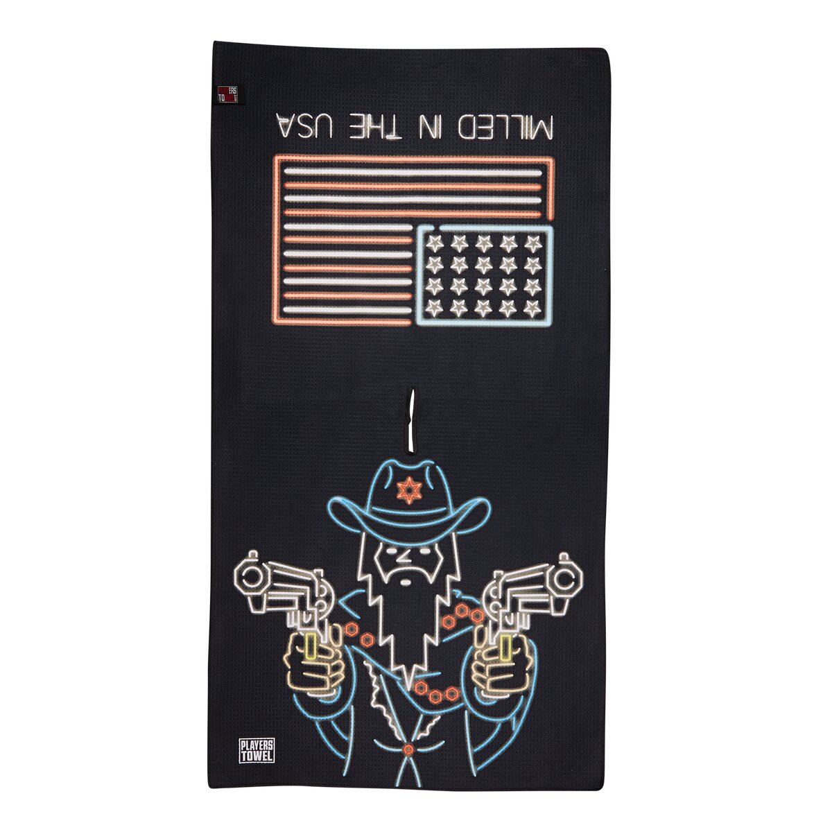 Oklahoma Neon Golf Towel — 