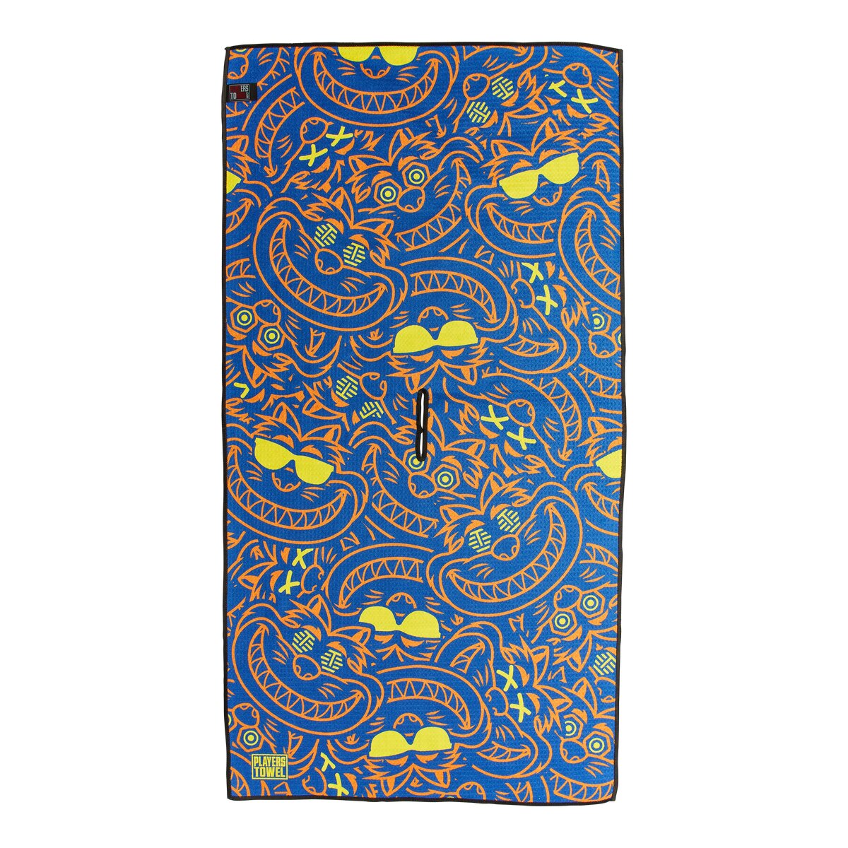 Overlapping Fat Cat Players Towel — 