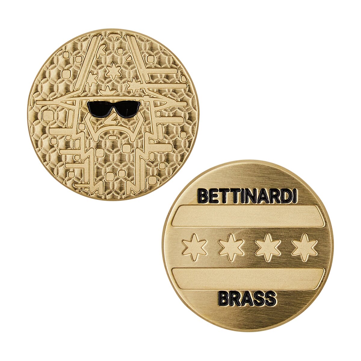 Motion 3.0 Sunglasses Wizard Brass Ball Marker — 