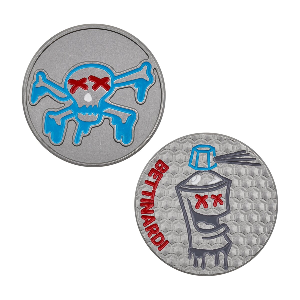 Bettinardi Graffiti Poison Skull & Bones Ball Marker