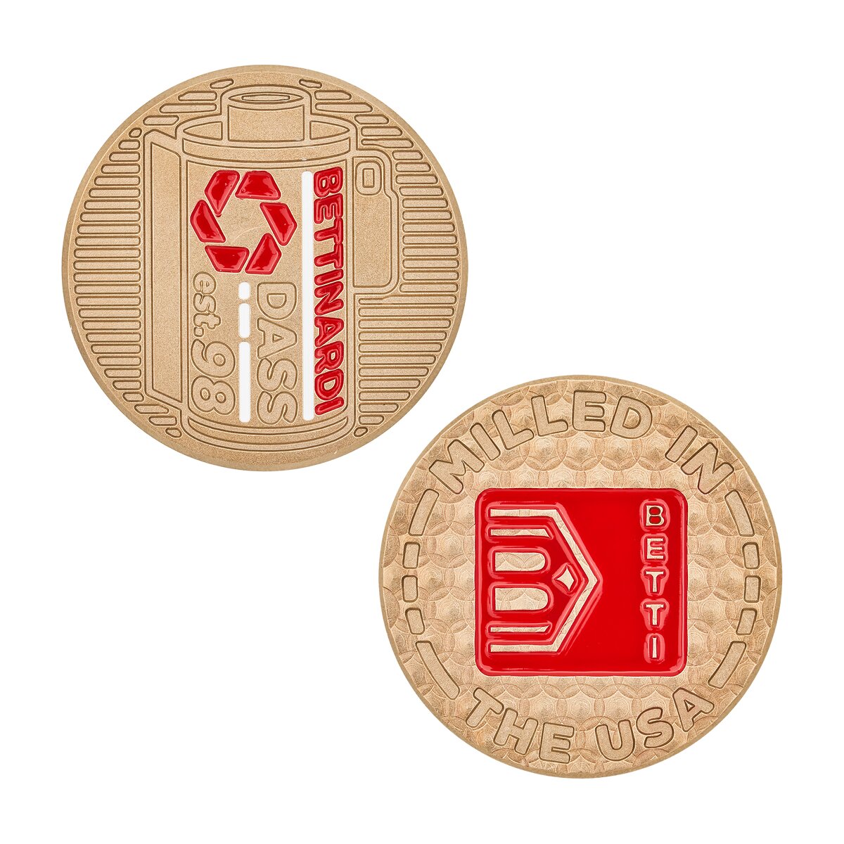 Gold Flame DASS Photogenic Ball Marker — 