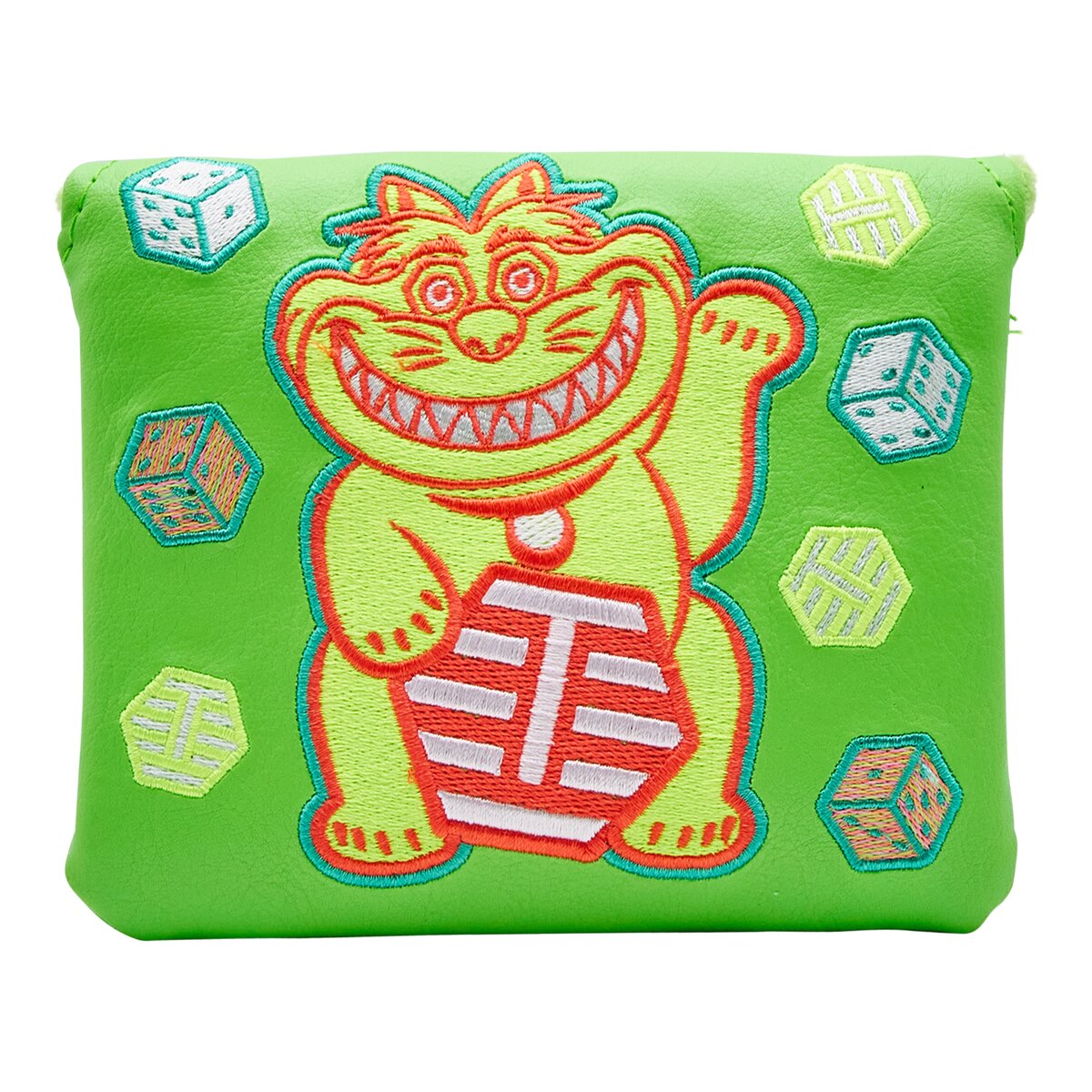 Social Green Lucky Cat — 