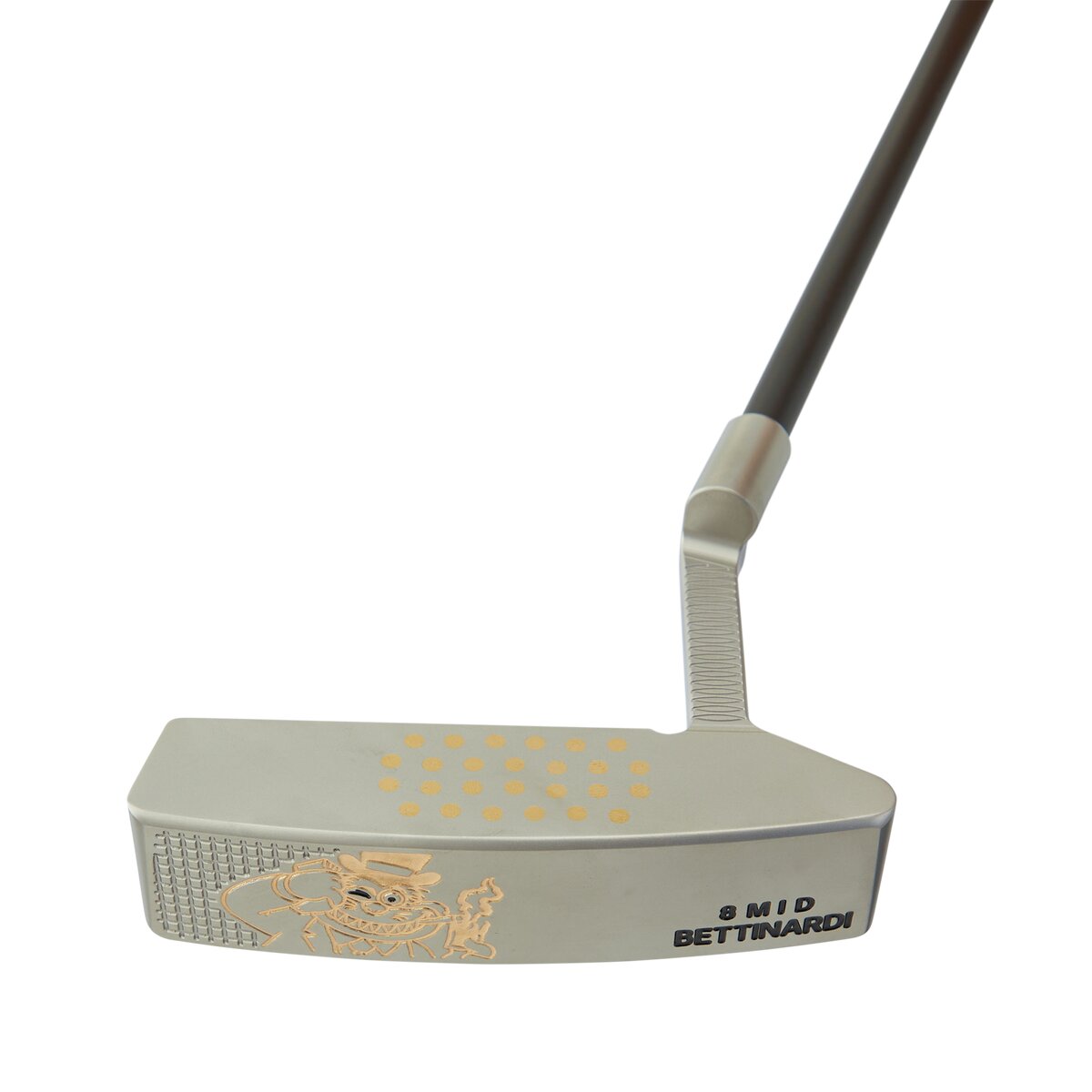 Wall Street Fat Cat DASS BB8 Mid Putter w/ Brass Plug Smooth Face — 