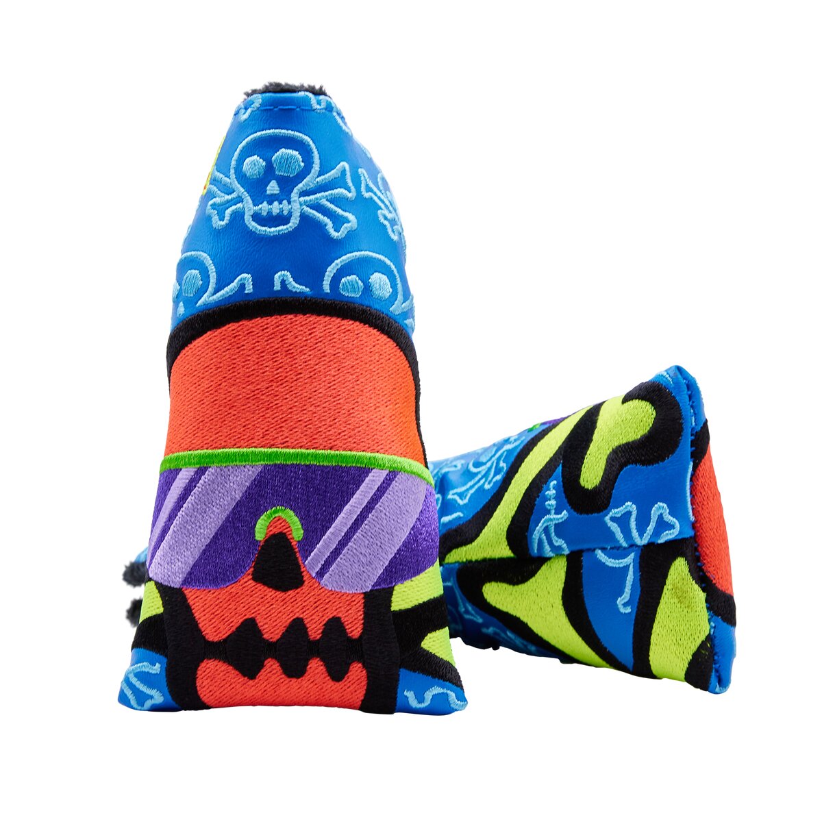 Social Electric Blue Skull & Bones — 
