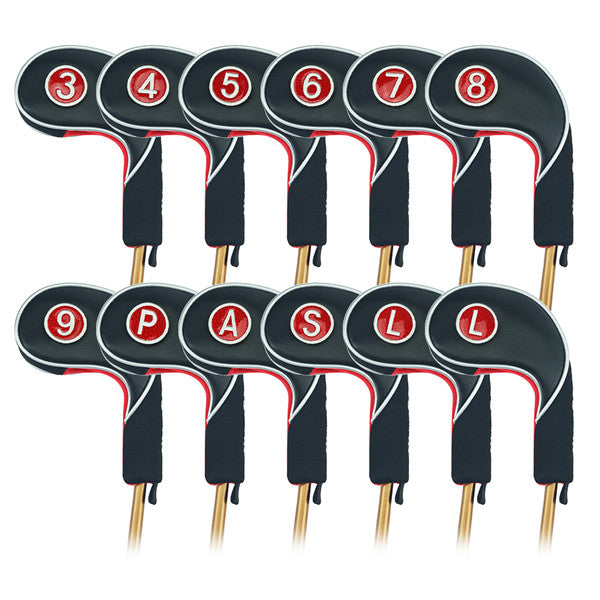 Craftsman Golf Sleeve Clip — Black/Red