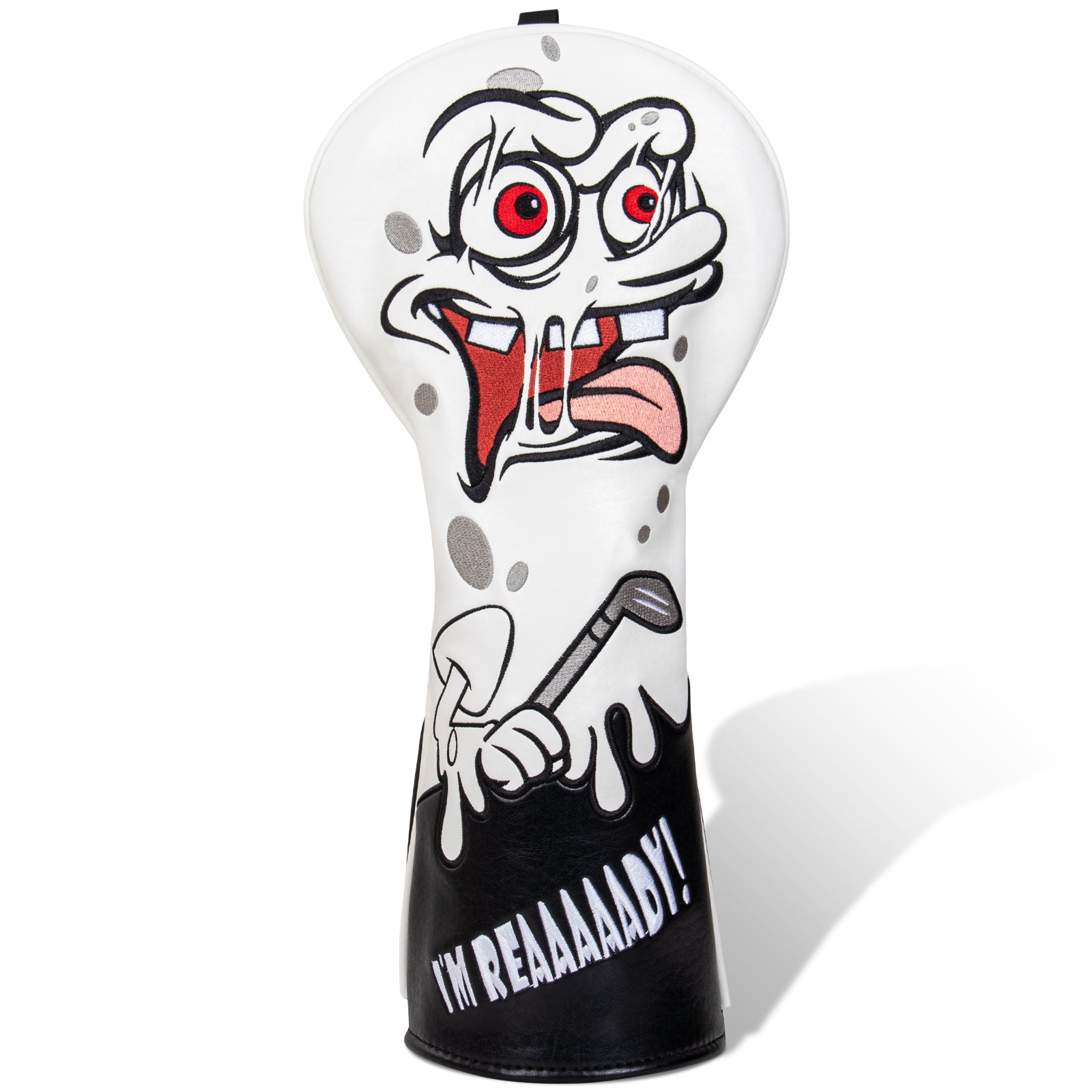 Craftsman Golf Stitching Black Spongebob — White