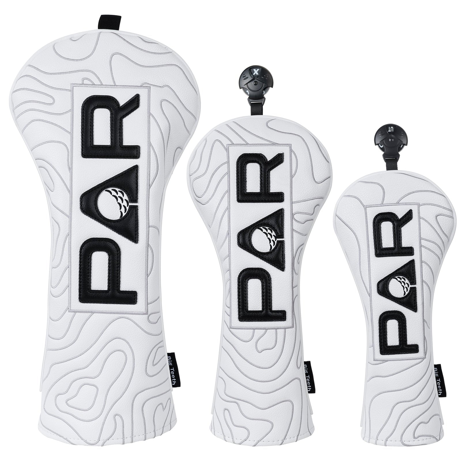 Craftsman Golf Map Pattern PAR Patch — White