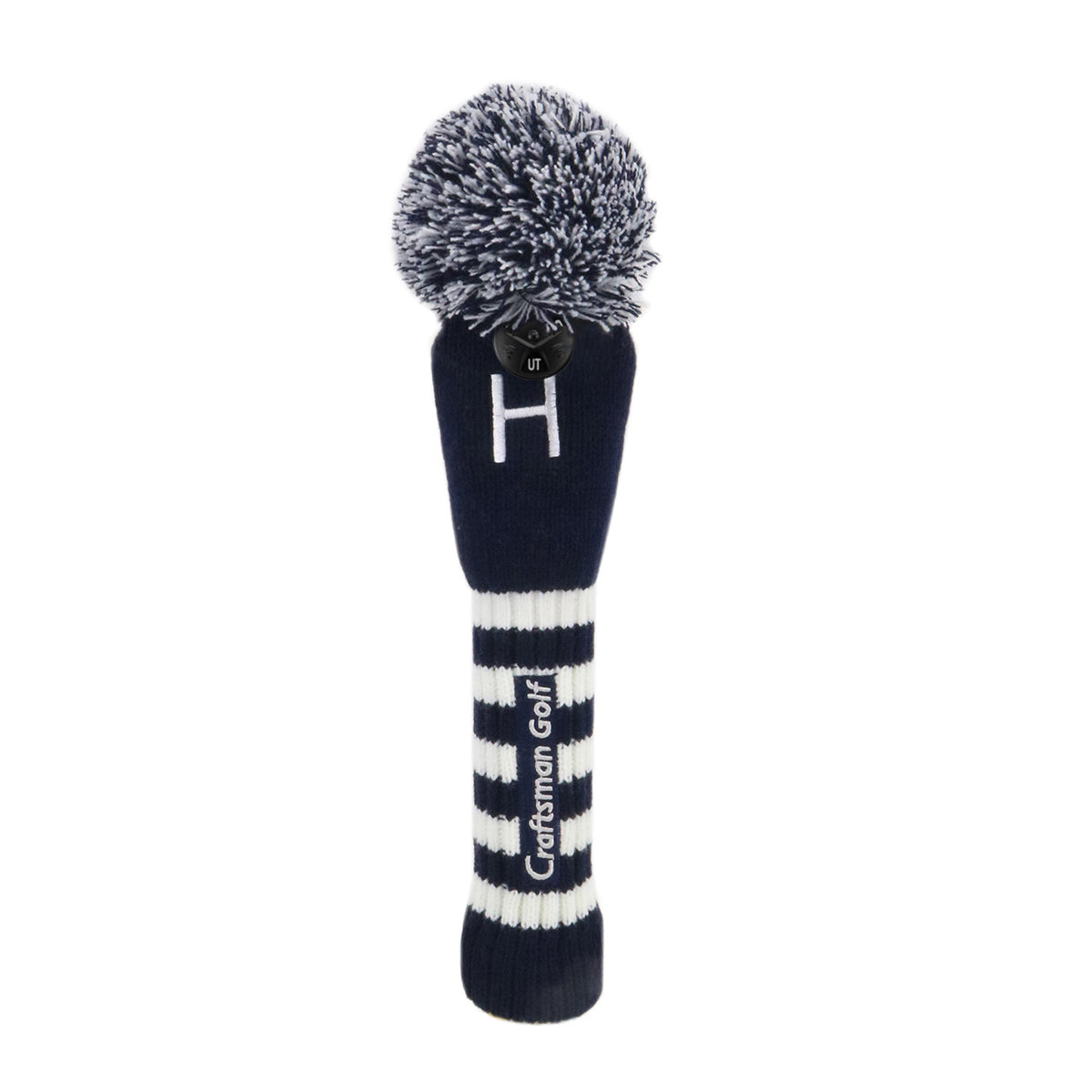 Craftsman Golf Knitted — Dark Blue/White