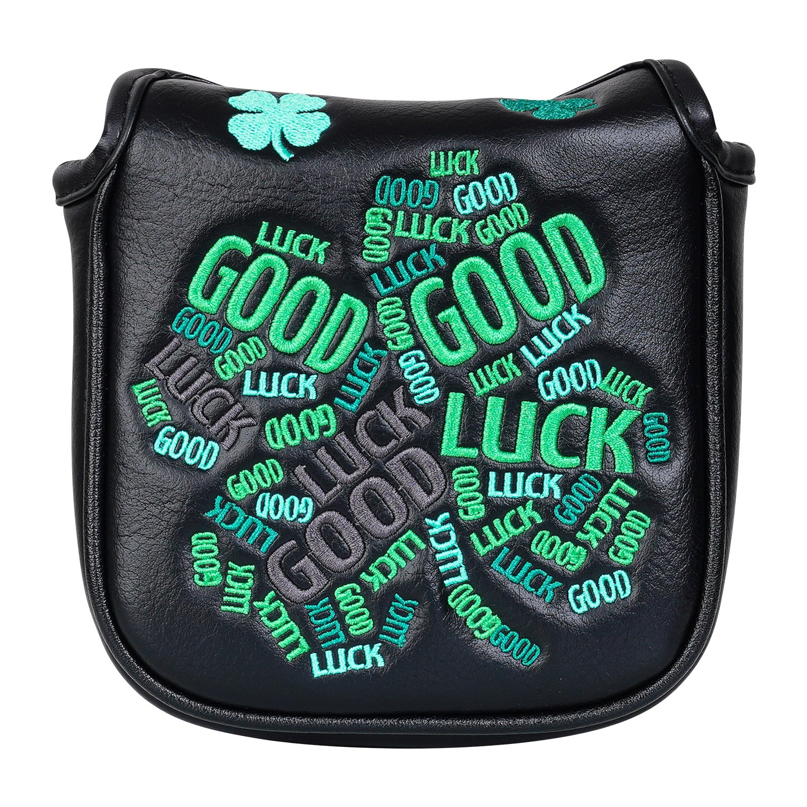Craftsman Golf Luck Leaf Square — Black/Green