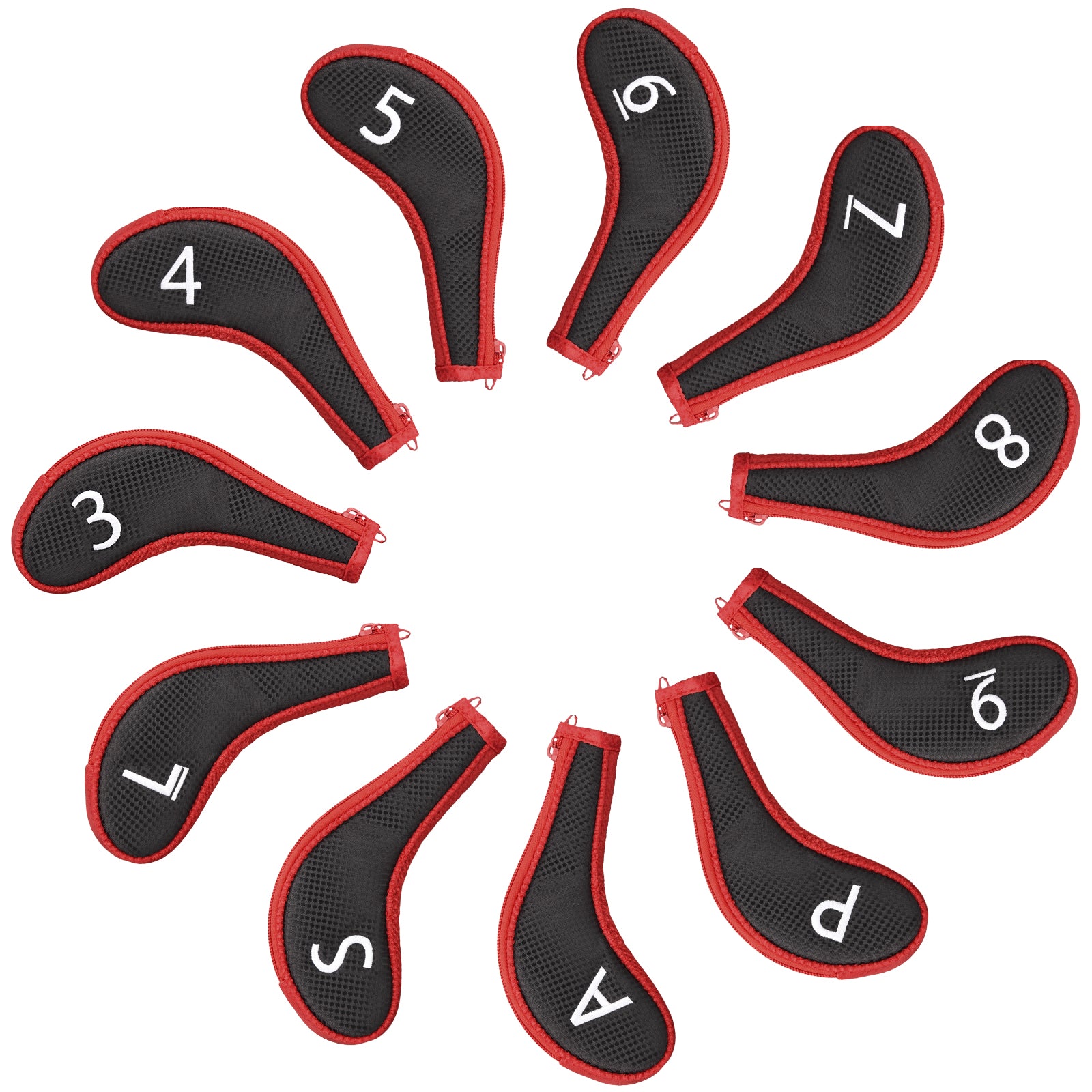 Craftsman Golf With Zipper — Black/Red