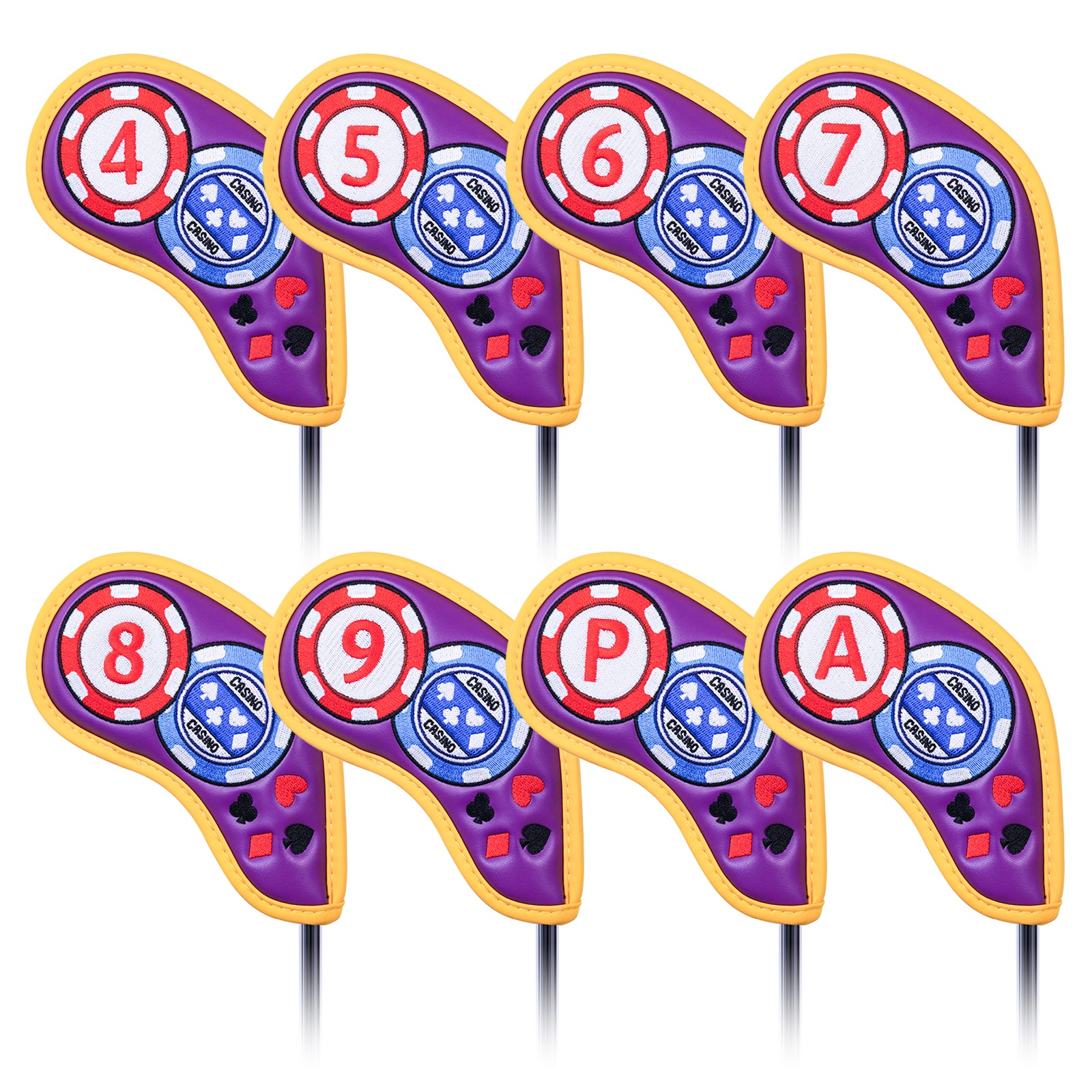 Craftsman Golf Poker Chips — Purple