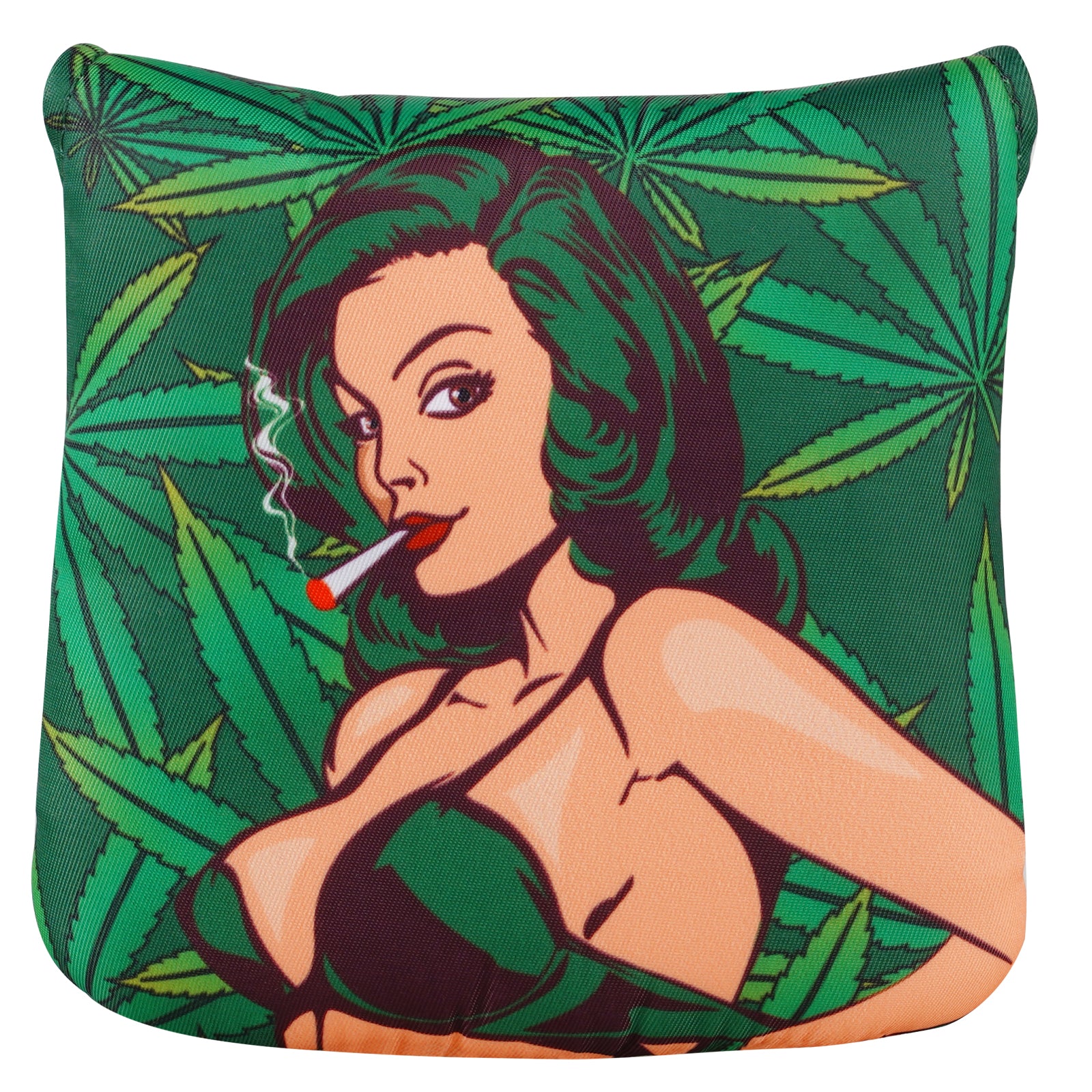 Craftsman Golf Smoking Girl Large Heel shafted Green Printing