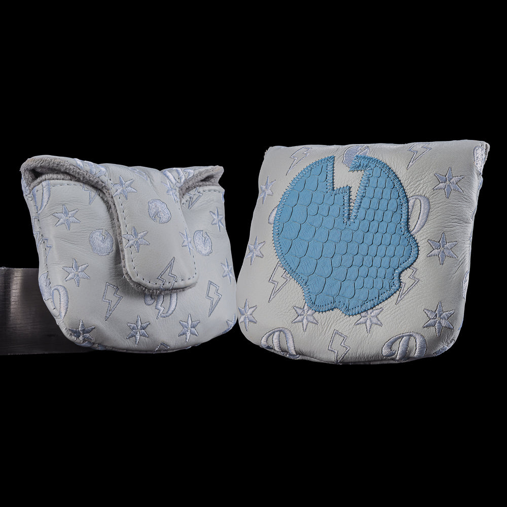 Real Deal Python Monogram — Blue