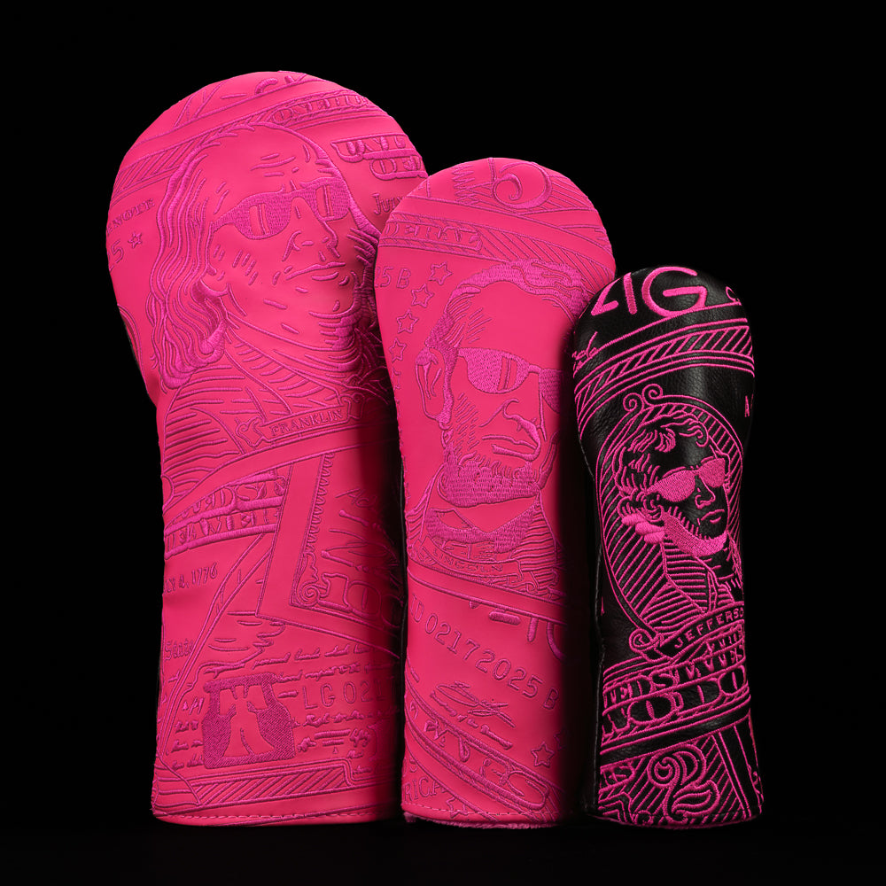 Don't Give A Putt Neon Presidents — Pink