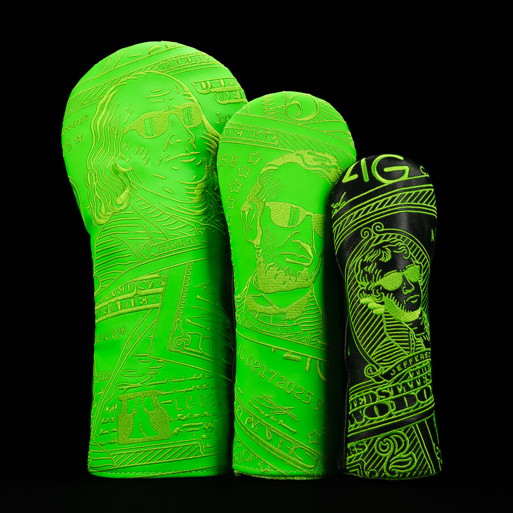 Don't Give A Putt Neon Presidents — Green