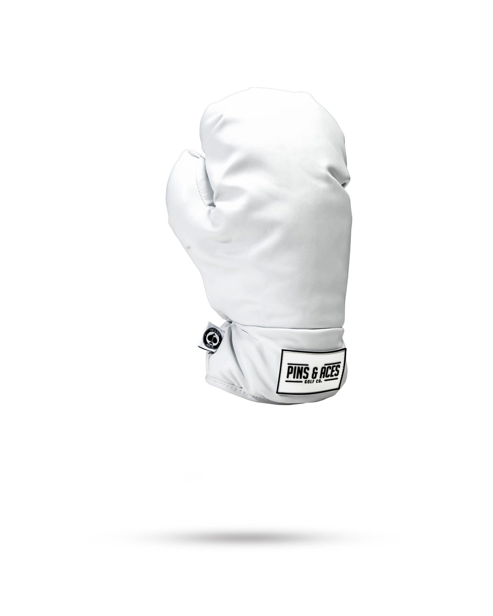 Pins and Aces Boxing Glove — White