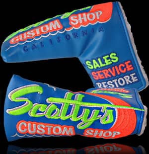 Scotty Cameron Industrial Orange Wave — Blue