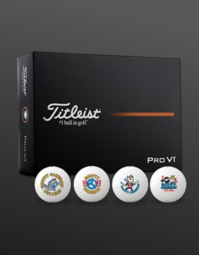 Scotty Cameron USA + Japan Pro V1 Logo Balls — USA + Japan Characters, Dozen