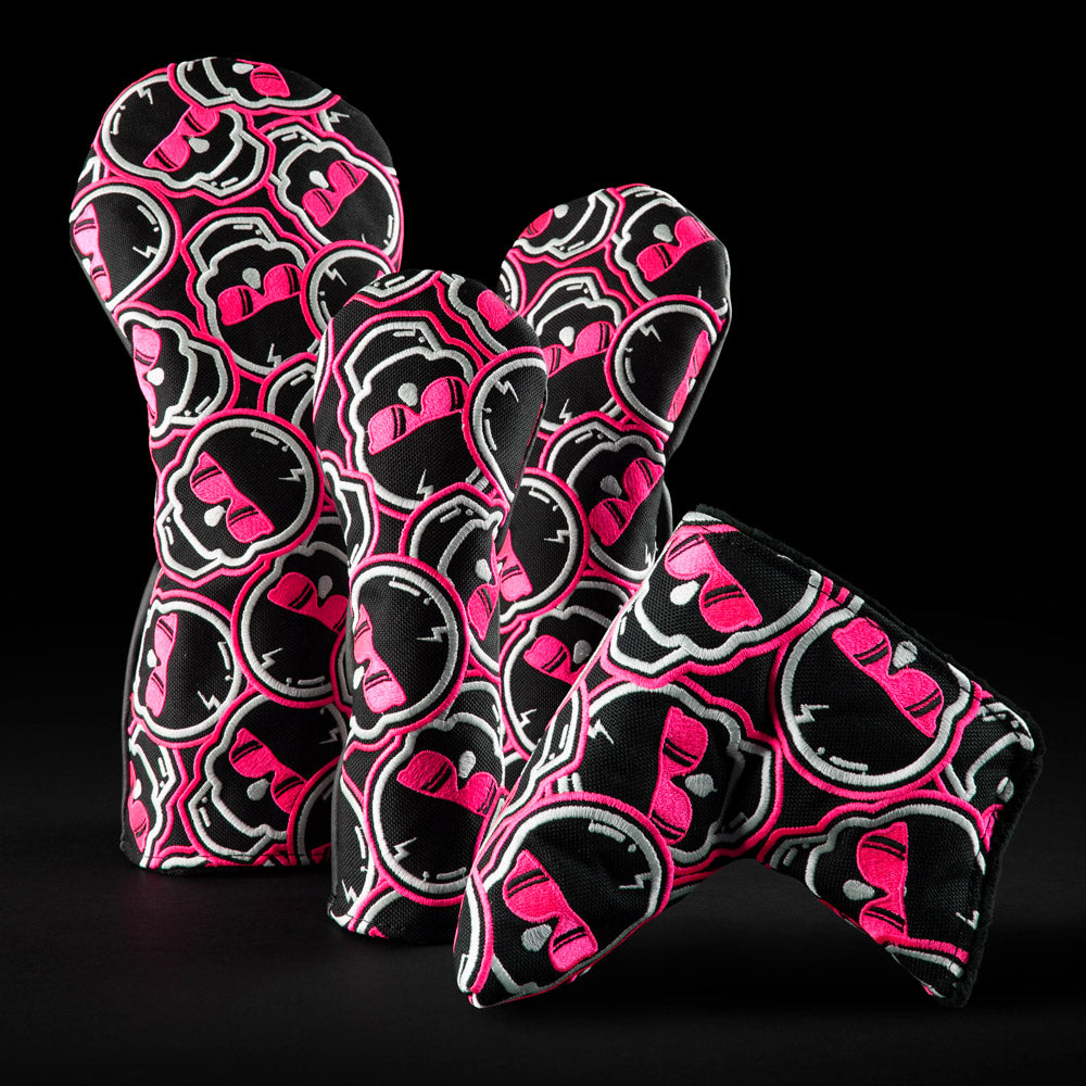 Pink Stacked Skulls Eclipse — 
