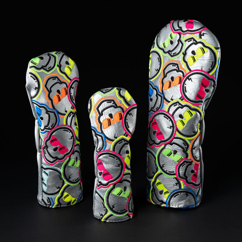 Nasa Rainbow Stacked Skulls — 