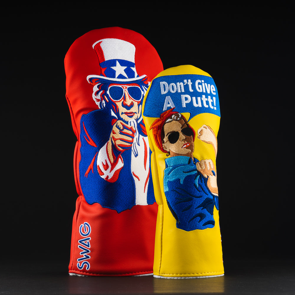Swag Golf Uncle Sam and Rosie the Riveter