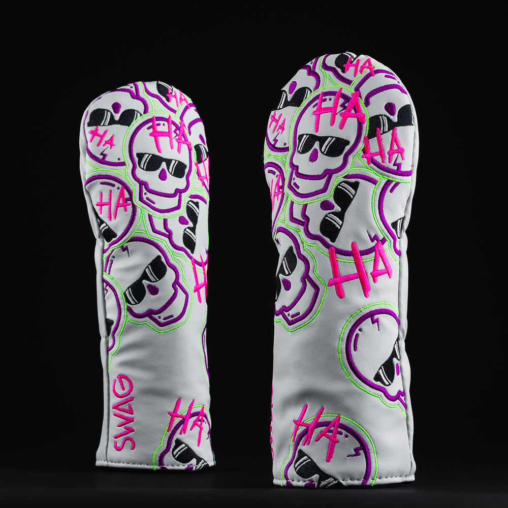 Defaced Falling Skulls