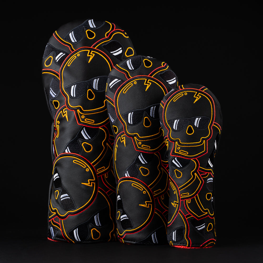 Swag Golf Eclipse Orange Flare Stacked Skulls 2.0
