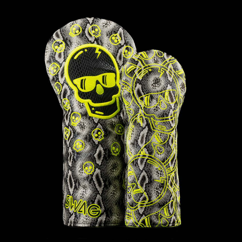 Faux Snakeskin Skull — 