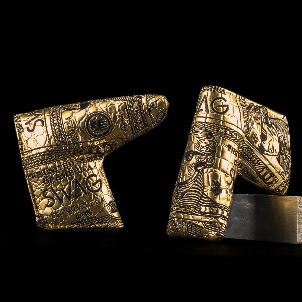 Gold Faux Gator Hamilton — 