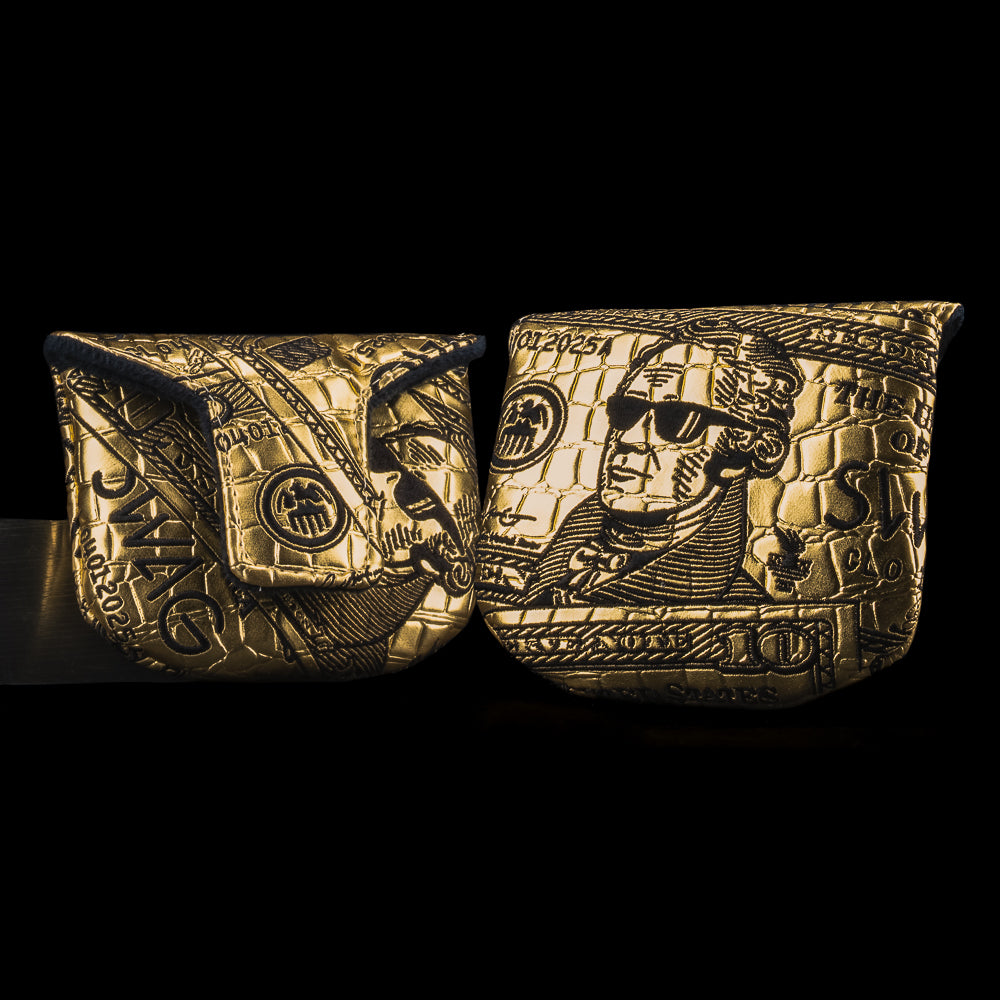 Gold Faux Gator Hamilton — 