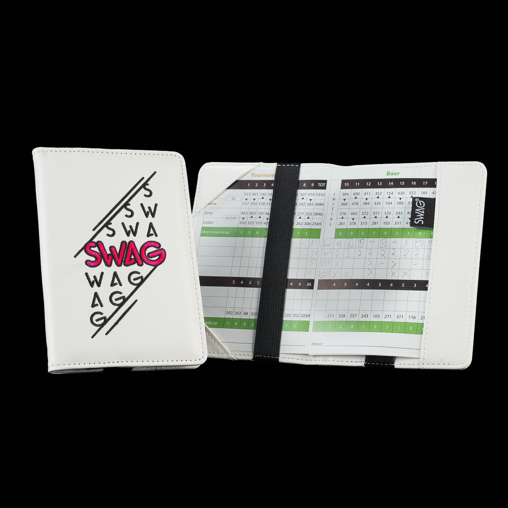 SWAG Essentials: White Scorecard Holder — 