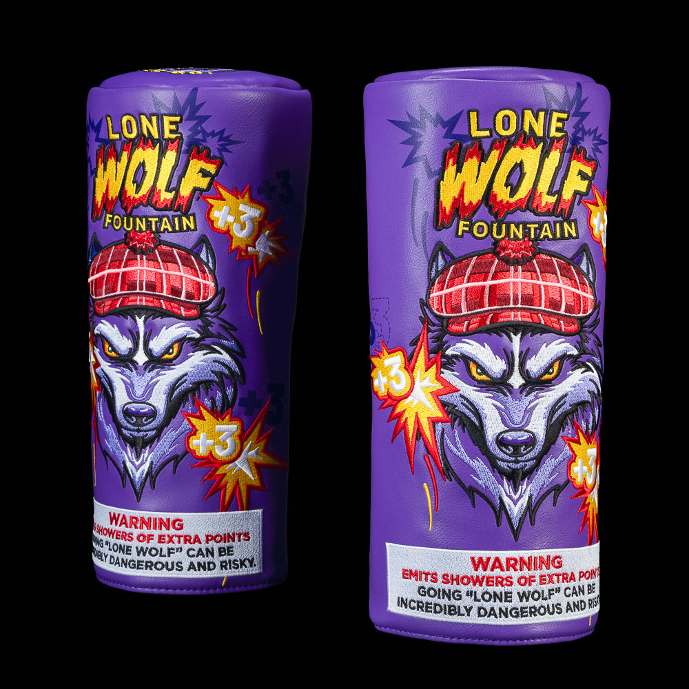 Lone Wolf Fountain Barrel — 