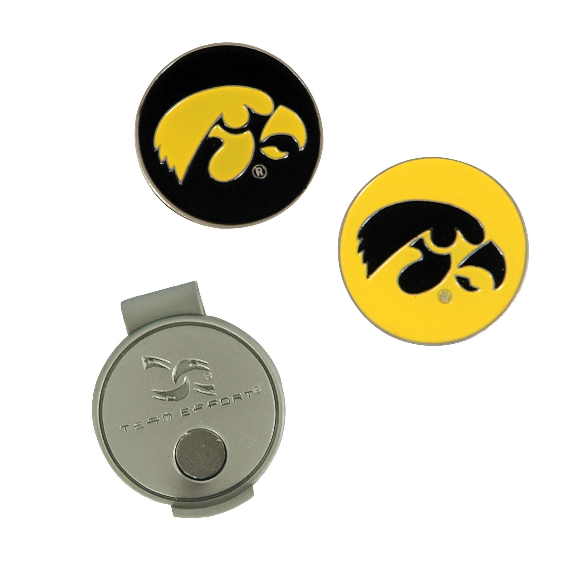 Team Effort Iowa Hawkeyes Hat Clip & 2 Ball Markers