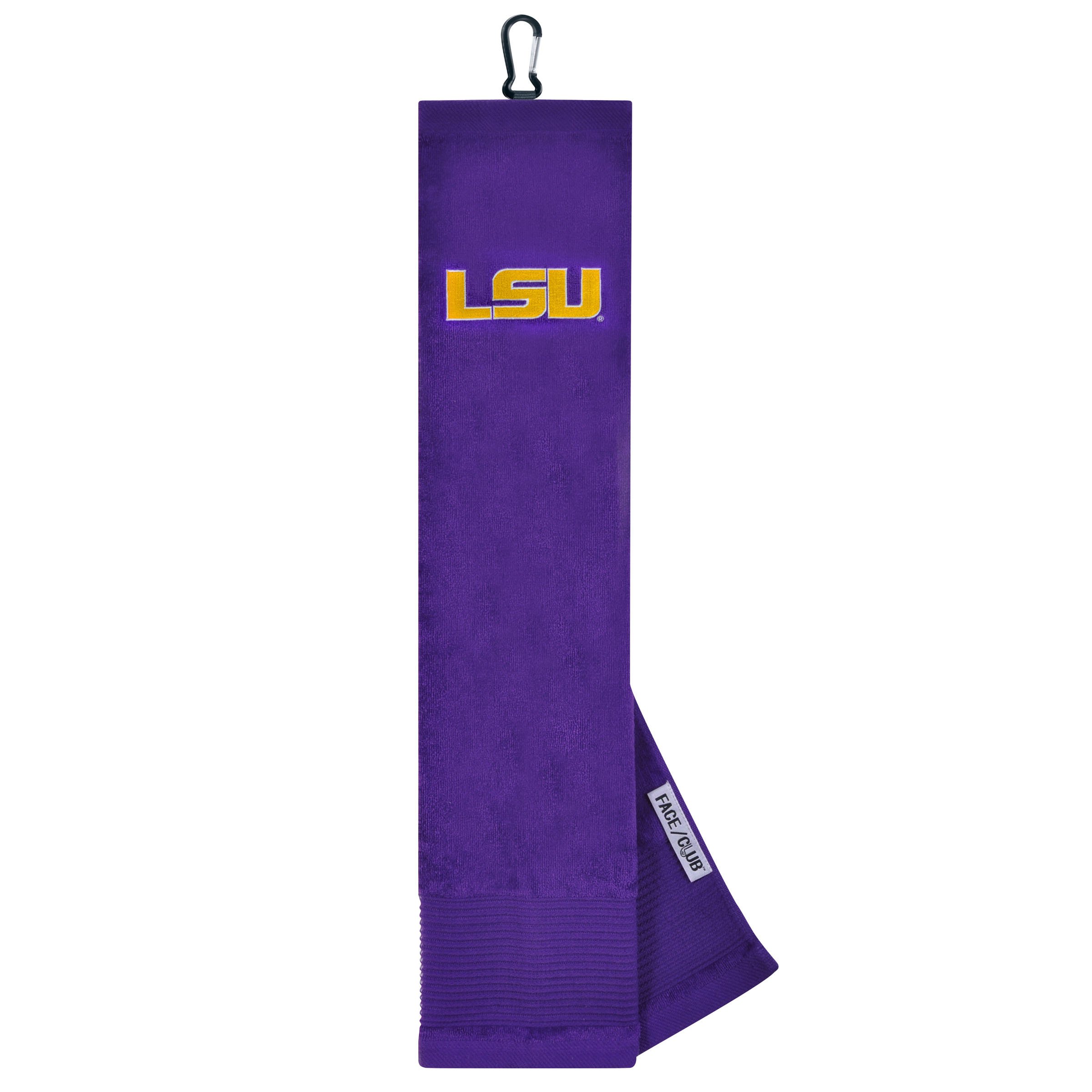 Team Effort LSU Tigers Face/Club Embroidered Towel