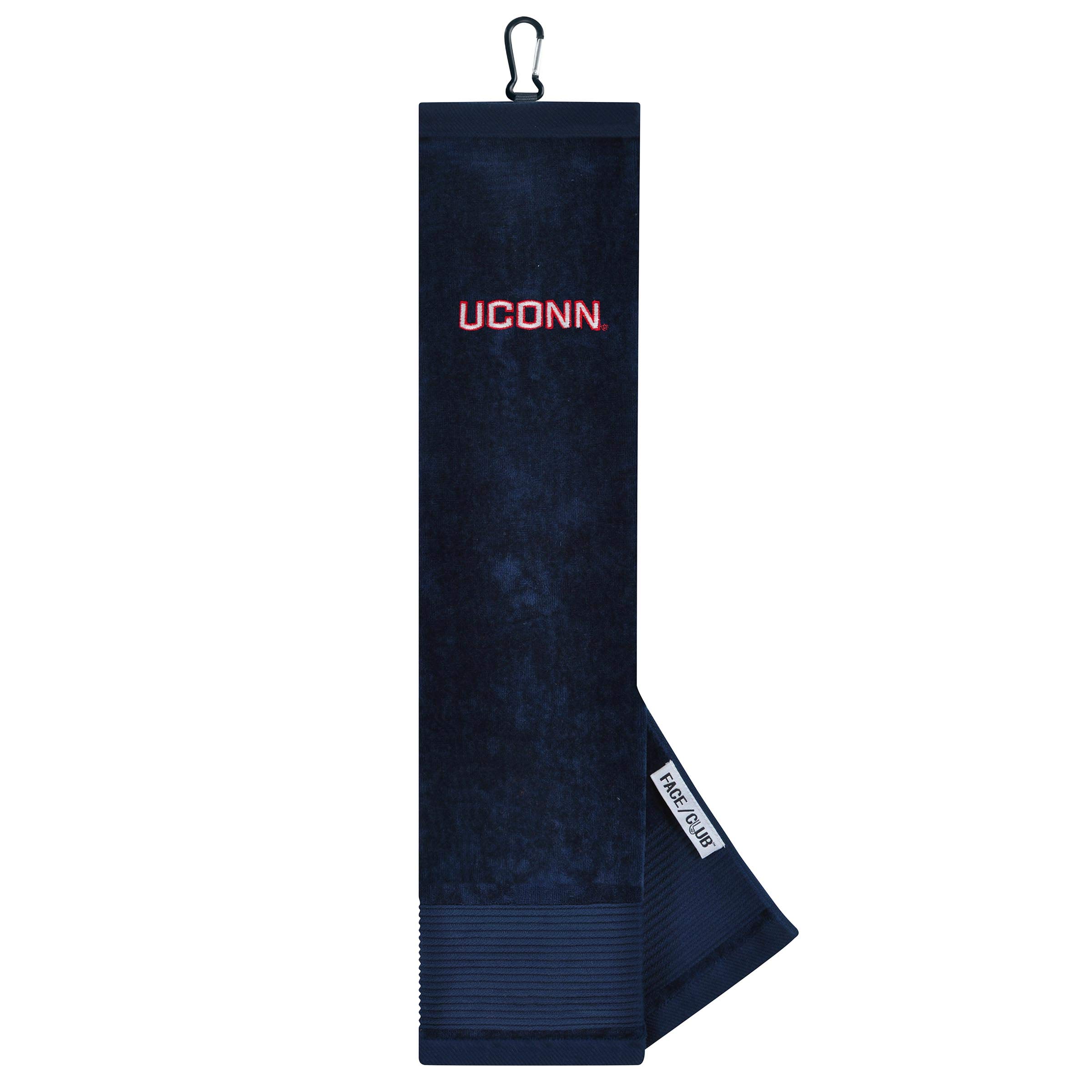 Team Effort Connecticut Huskies Face/Club Embroidered Towel