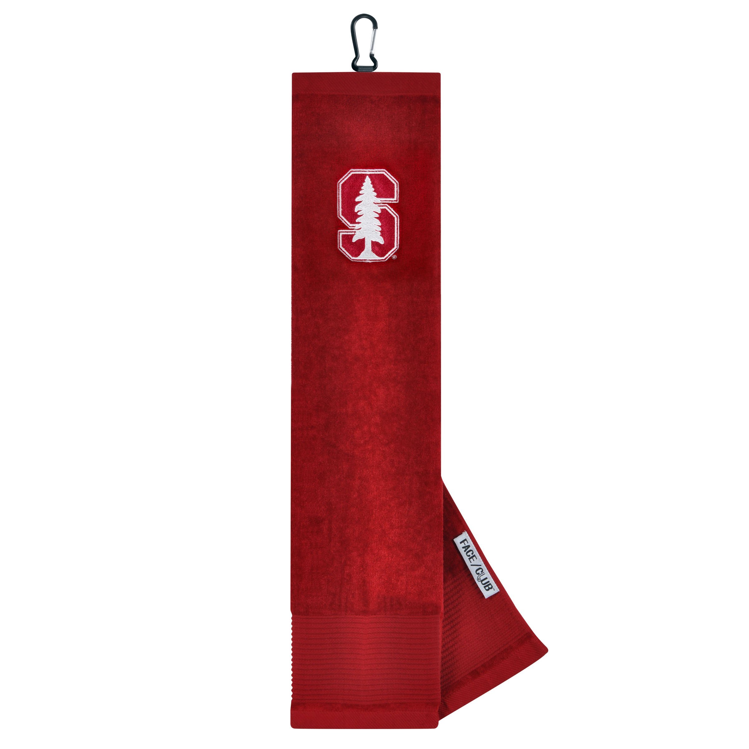 Team Effort Stanford Cardinal Face/Club Embroidered Towel