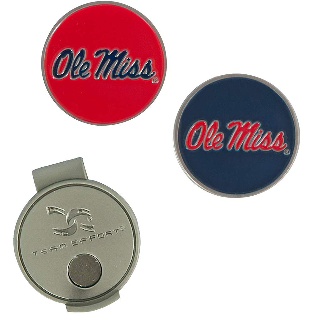 Team Effort Mississippi Rebels Hat Clip & 2 Ball Markers