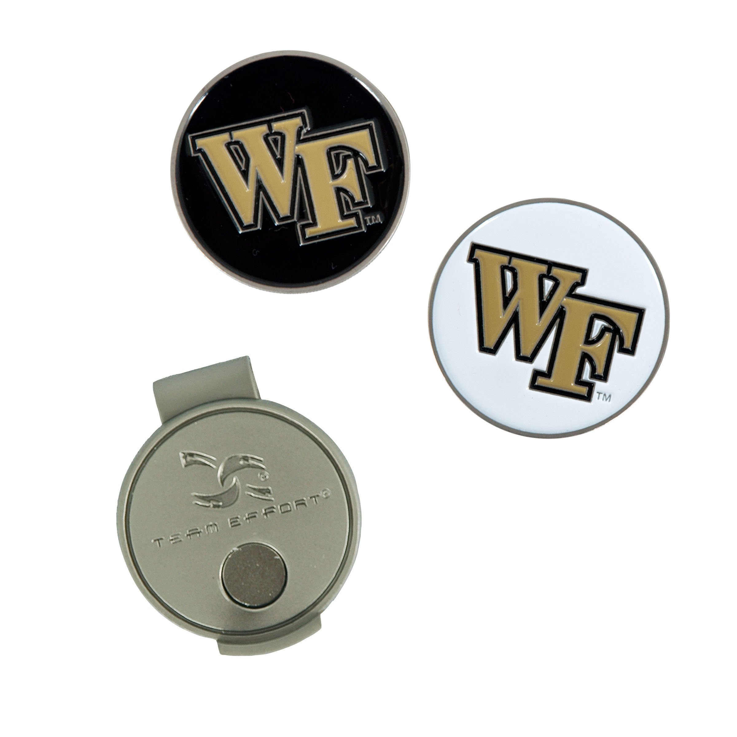 Team Effort Wake Forest Demon Deacons Hat Clip & 2 Ball Markers