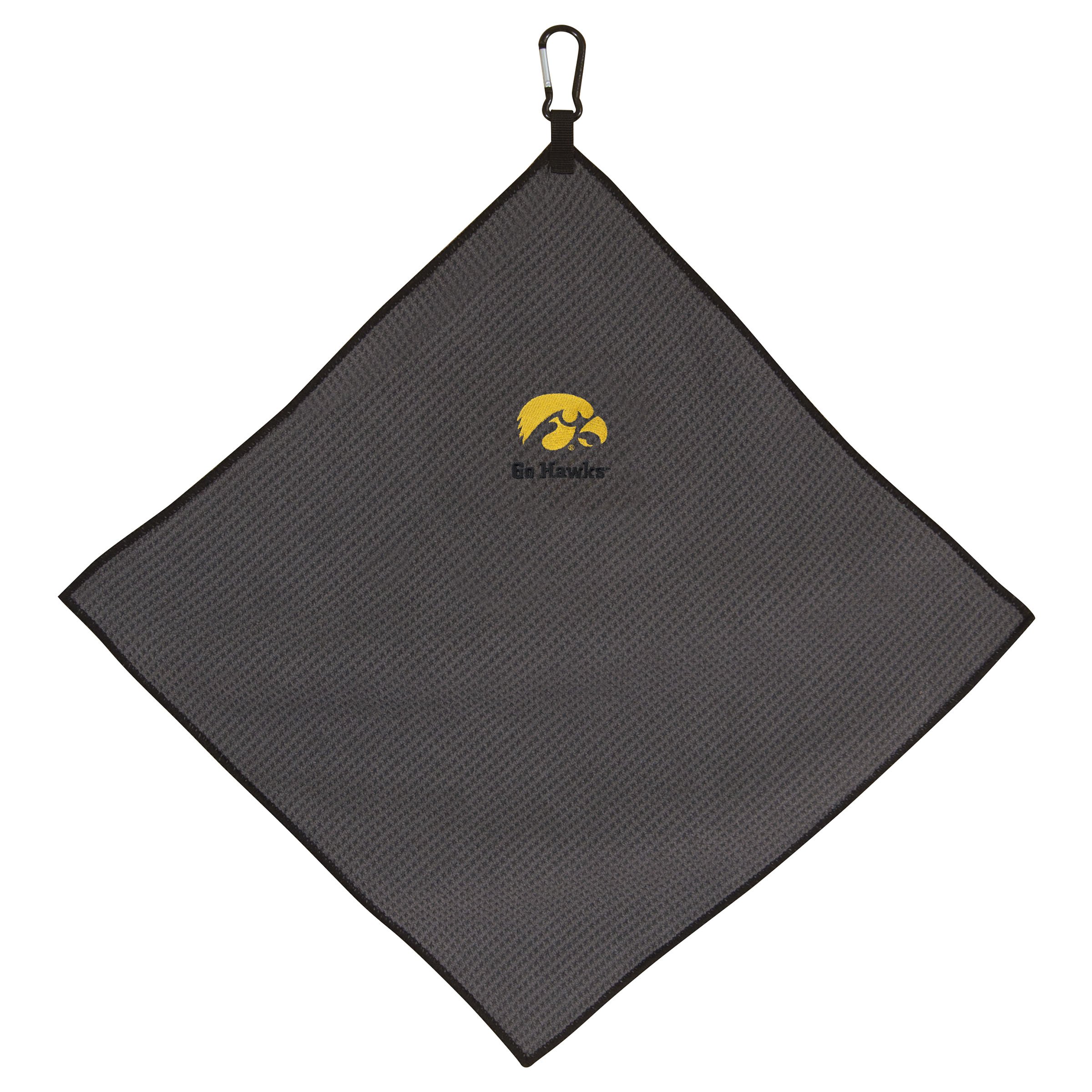 Team Effort Iowa Hawkeyes 15" x 15" Grey Microfiber Towel