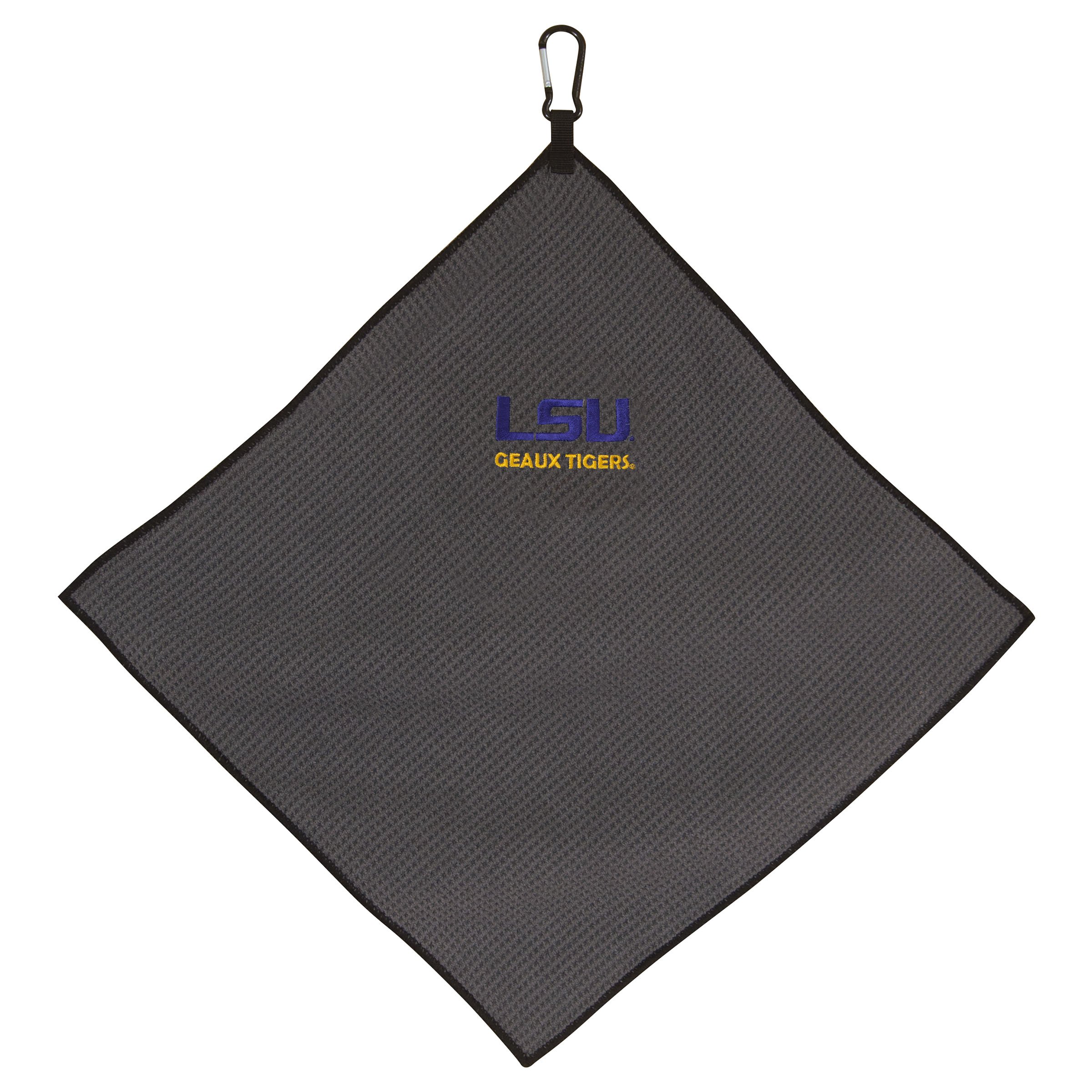 Team Effort LSU Tigers 15" x 15" Grey Microfiber Towel